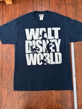 Disney Navy T-Shirt with White Walt Disney World Graphic